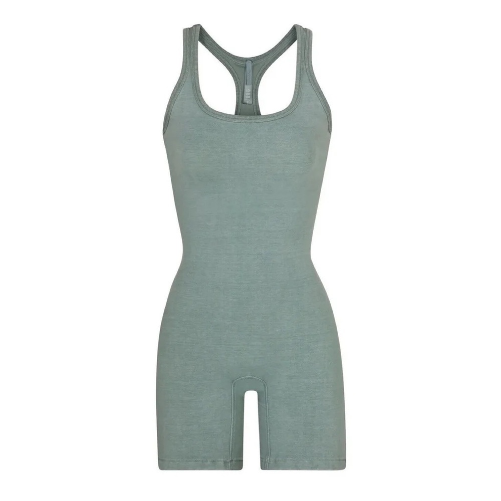 Skim outdoor bodysuit, rare blue chalk color